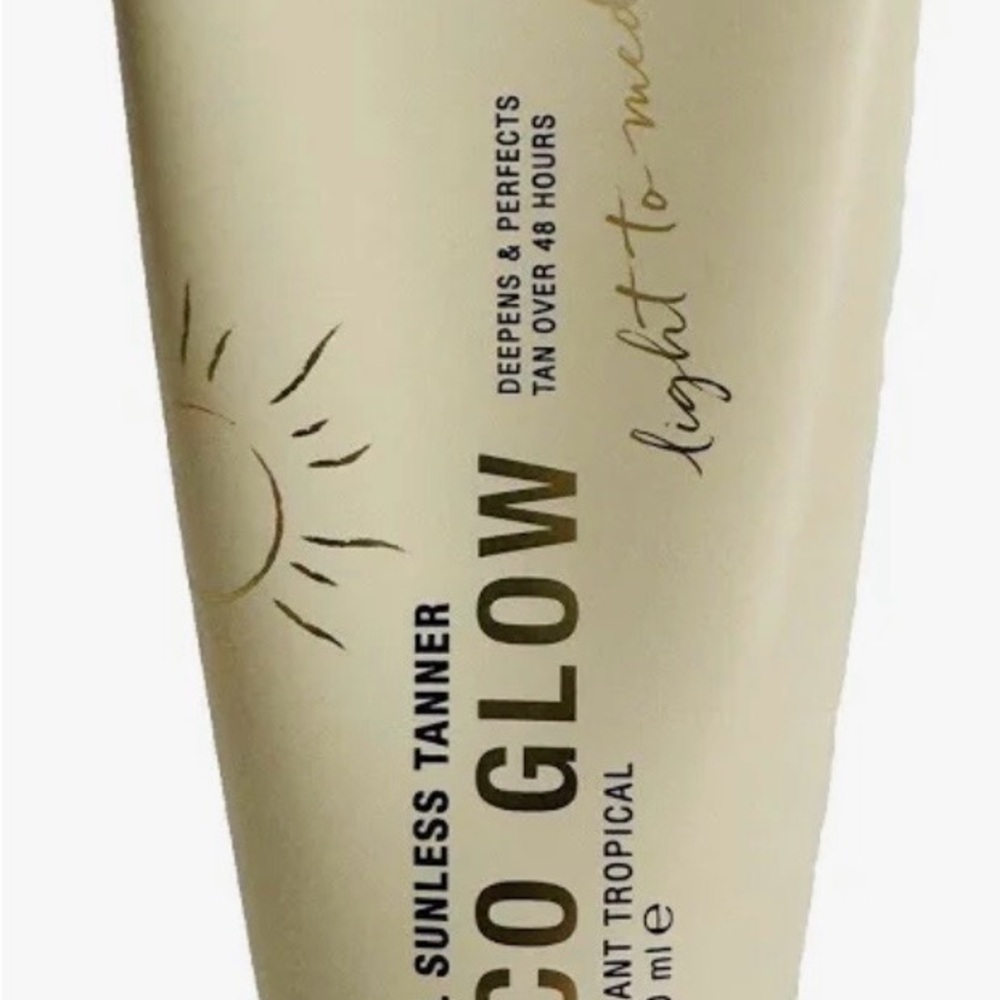 Pure Romance Sunless Tanner Go Glow - Cream Beige Bottle